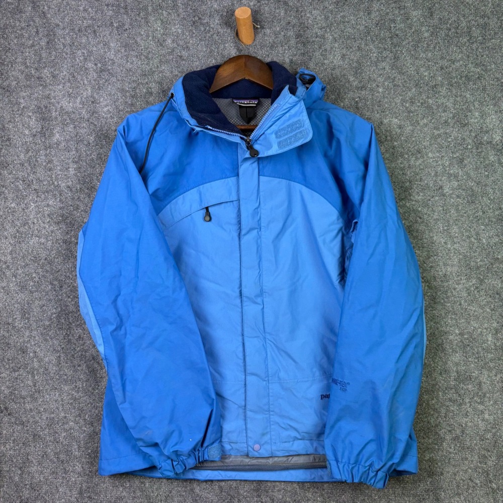 Patagonia Gore-Tex XCR Jacket Womens M Blue Hooded Waterproof Shell 83317FA